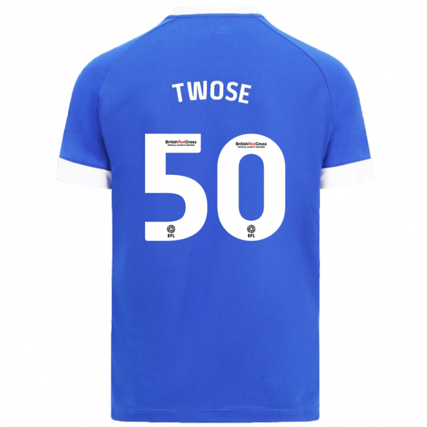 Enfant Football Maillot Cody Twose #50 Bleu Ciel Tenues Domicile 2024/25 Canada