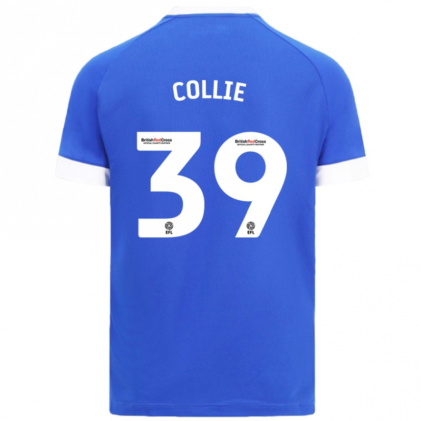 Enfant Football Maillot Eliza Collie #39 Bleu Ciel Tenues Domicile 2024/25 Canada