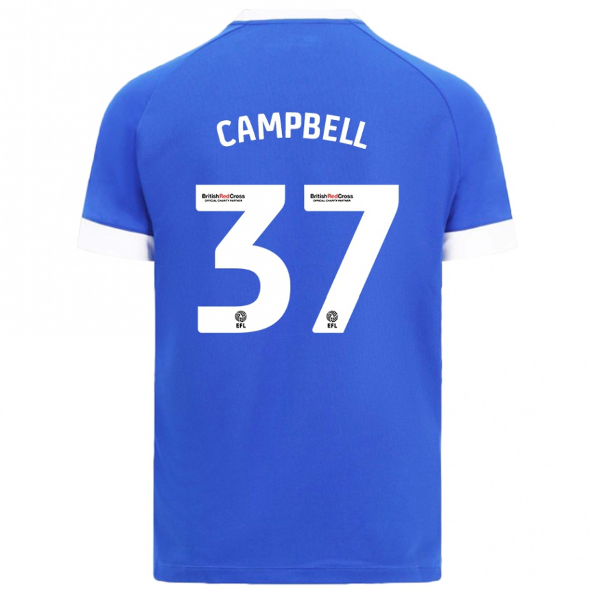 Enfant Football Maillot Vontae Daley-Campbell #37 Bleu Ciel Tenues Domicile 2024/25 Canada