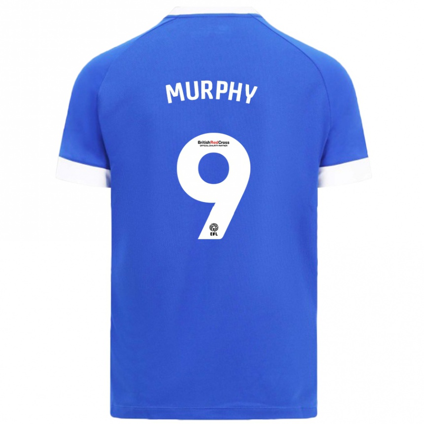 Enfant Football Maillot Alana Murphy #9 Bleu Ciel Tenues Domicile 2024/25 Canada