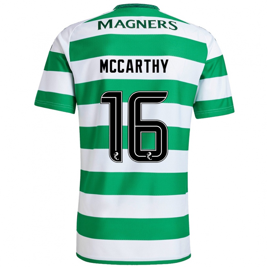 Kids Football James Mccarthy #16 Green White Home Jersey 2024/25 T-Shirt Canada