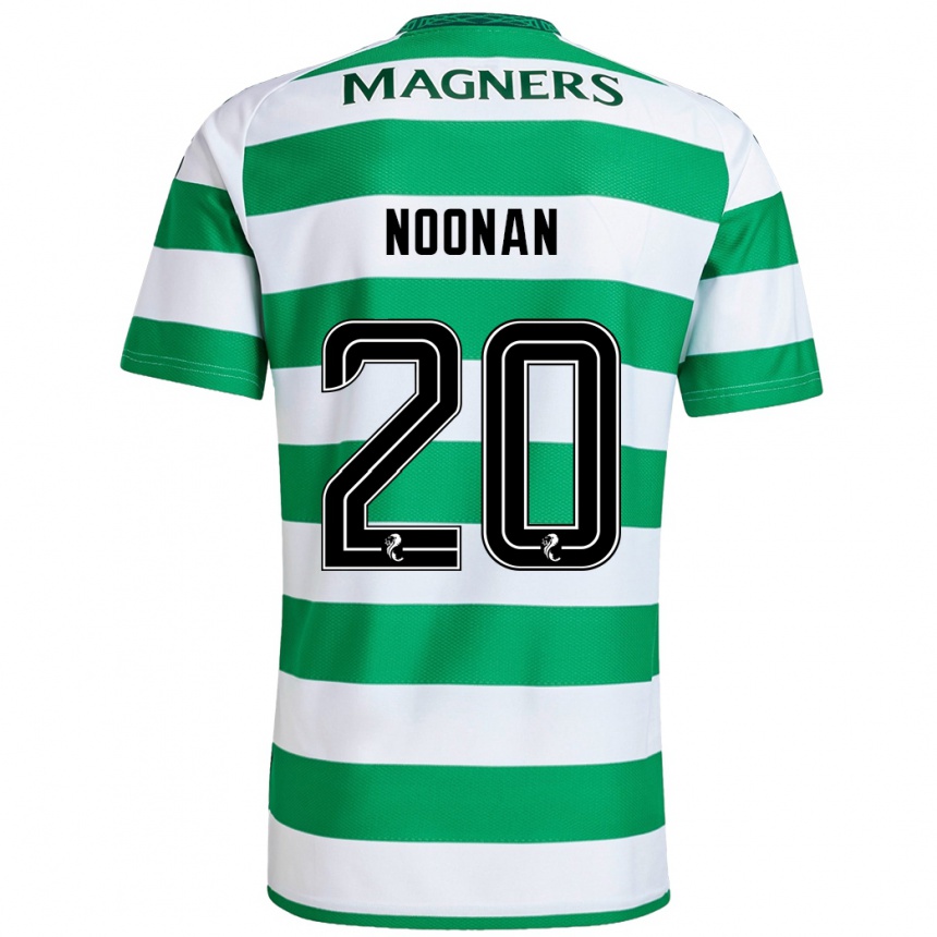 Kids Football Saoirse Noonan #20 Green White Home Jersey 2024/25 T-Shirt Canada