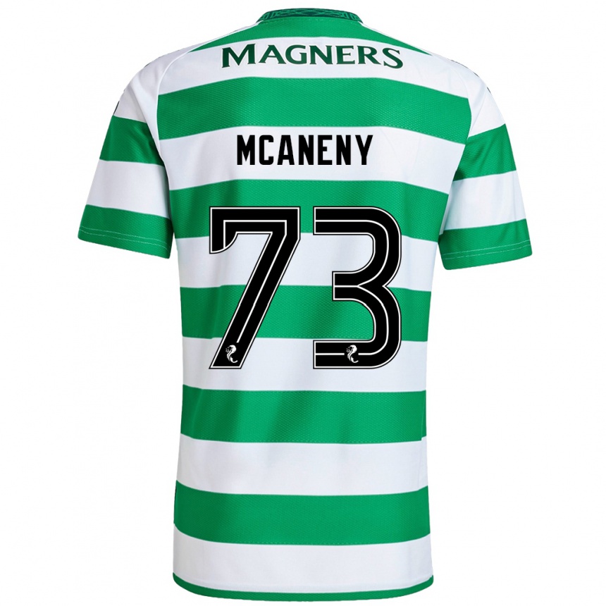 Enfant Football Maillot Maria Mcaneny #73 Vert Blanc Tenues Domicile 2024/25 Canada