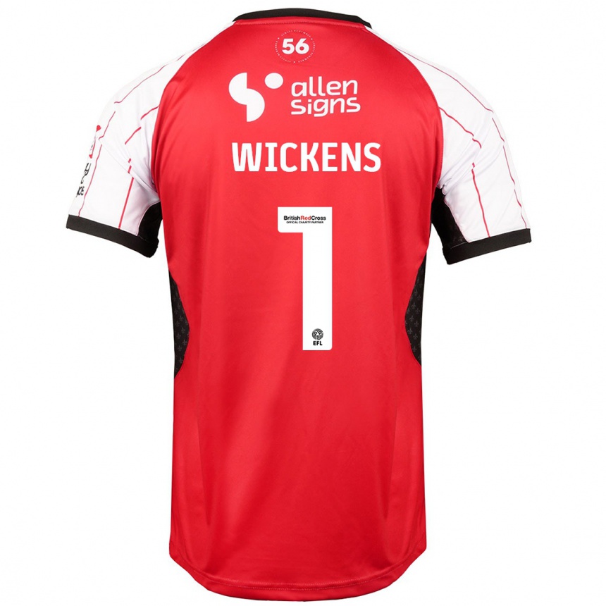 Enfant Football Maillot George Wickens #1 Blanc Tenues Domicile 2024/25 Canada