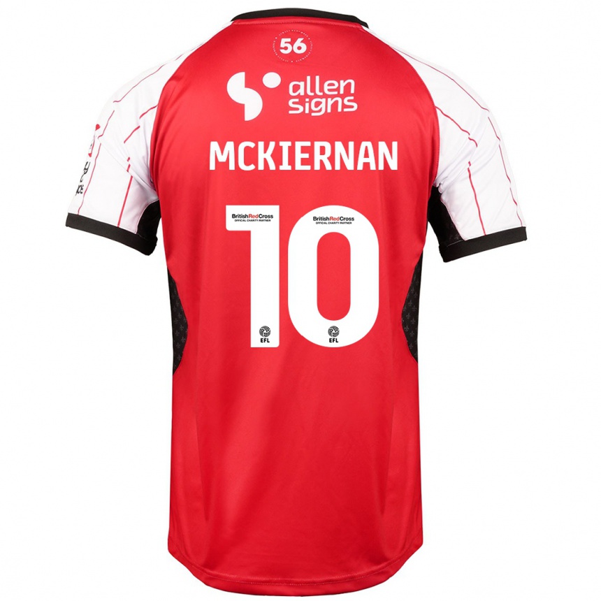 Enfant Football Maillot Jj Mckiernan #10 Blanc Tenues Domicile 2024/25 Canada