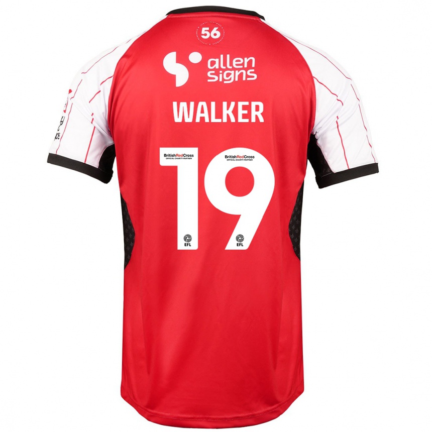 Enfant Football Maillot Tyler Walker #19 Blanc Tenues Domicile 2024/25 Canada