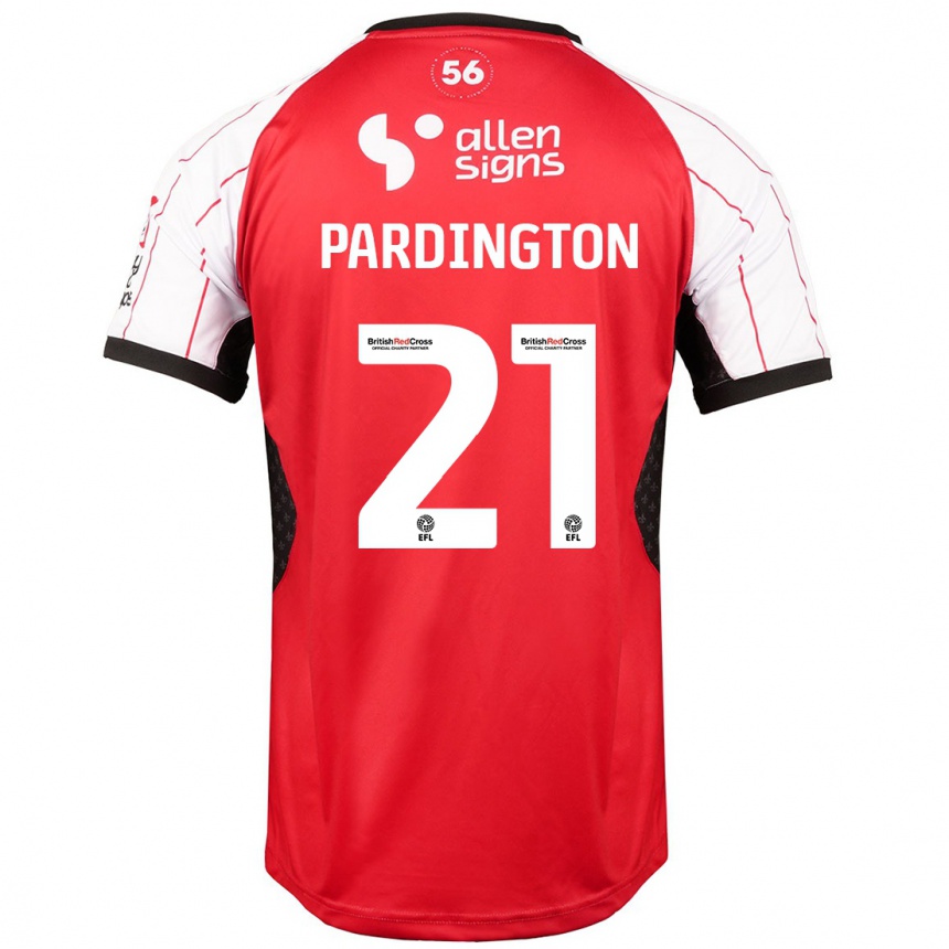 Enfant Football Maillot Jamie Pardington #21 Blanc Tenues Domicile 2024/25 Canada