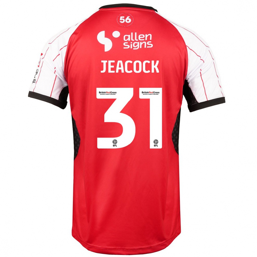 Enfant Football Maillot Zach Jeacock #31 Blanc Tenues Domicile 2024/25 Canada