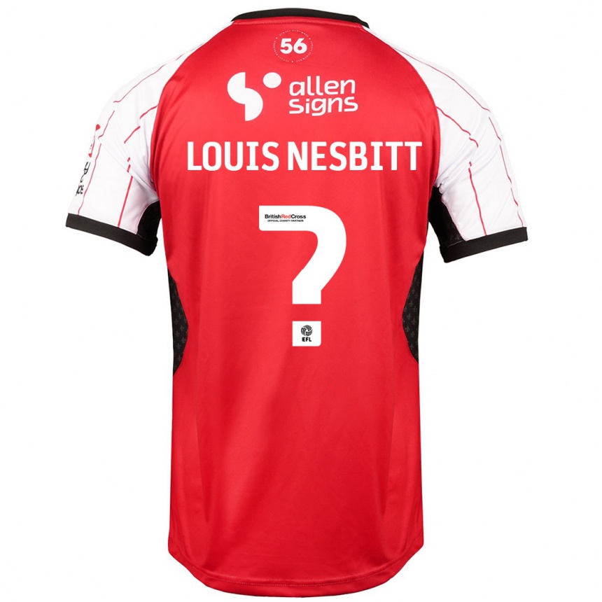 Enfant Football Maillot Louis Nesbitt #0 Blanc Tenues Domicile 2024/25 Canada