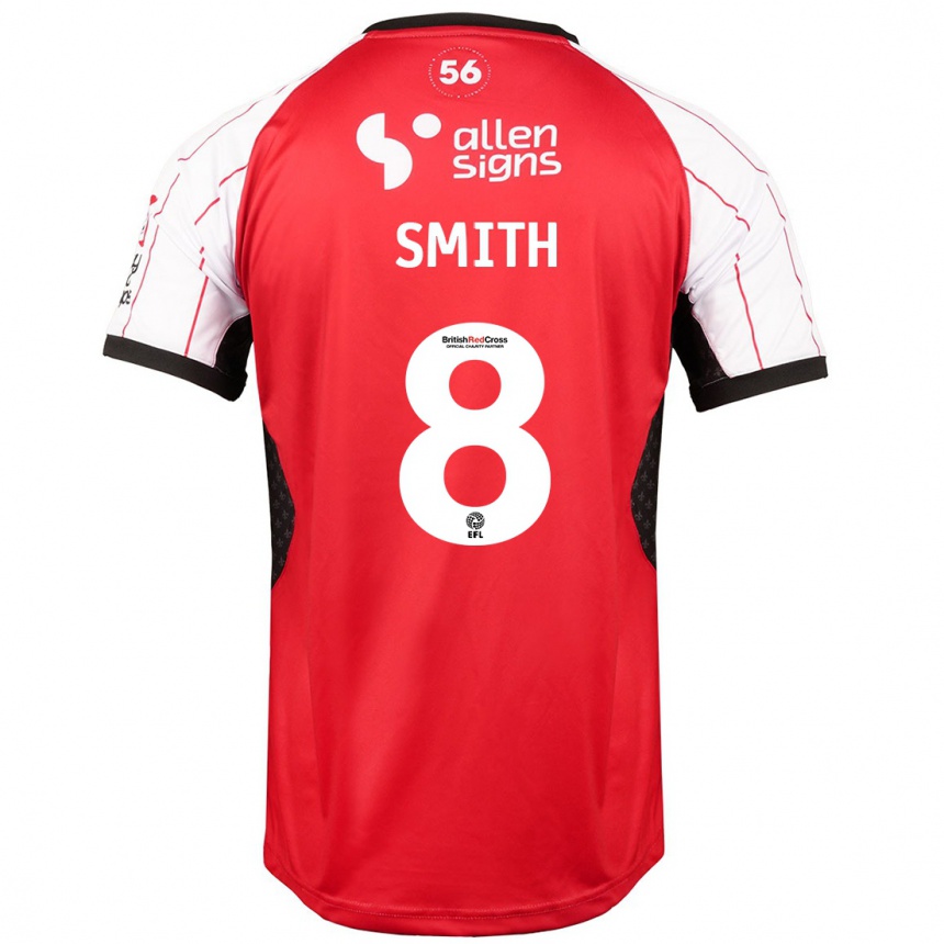 Enfant Football Maillot Alistair Smith #8 Blanc Tenues Domicile 2024/25 Canada