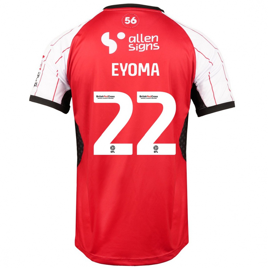 Enfant Football Maillot Timothy Eyoma #22 Blanc Tenues Domicile 2024/25 Canada