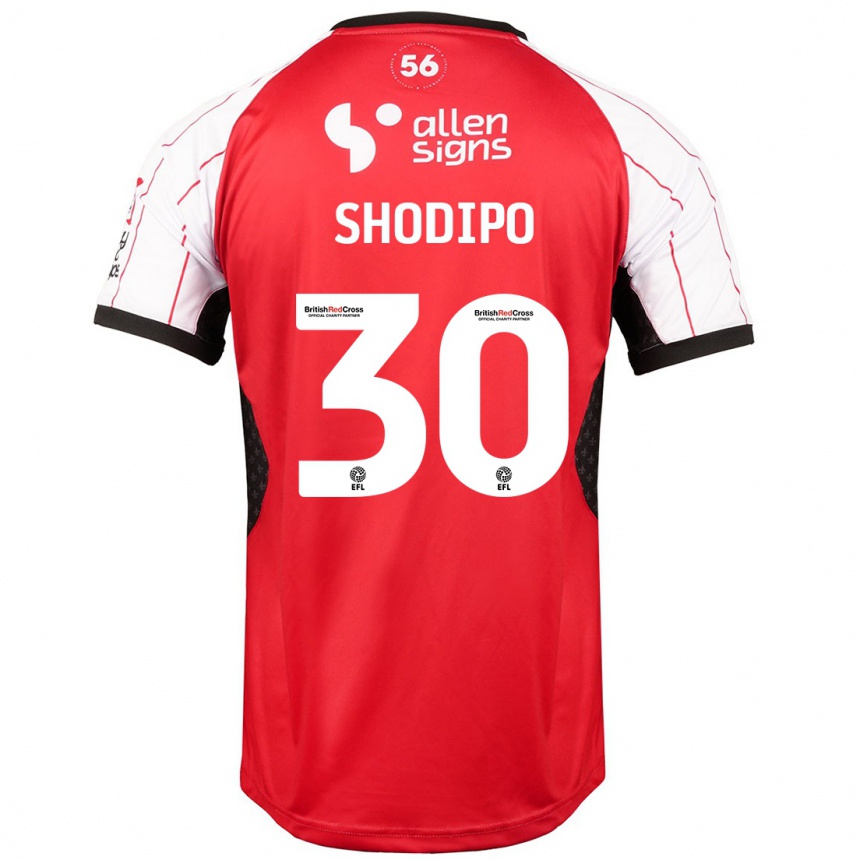 Kids Football Olamide Shodipo #30 White Home Jersey 2024/25 T-Shirt Canada