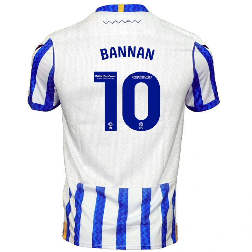 Enfant Football Maillot Barry Bannan #10 Bleu Blanc Tenues Domicile 2024/25 Canada