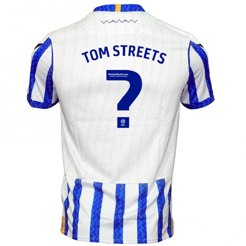 Kids Football Tom Streets #0 Blue White Home Jersey 2024/25 T-Shirt Canada