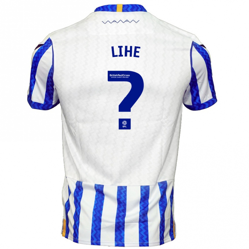 Kids Football Harris Lihe #0 Blue White Home Jersey 2024/25 T-Shirt Canada