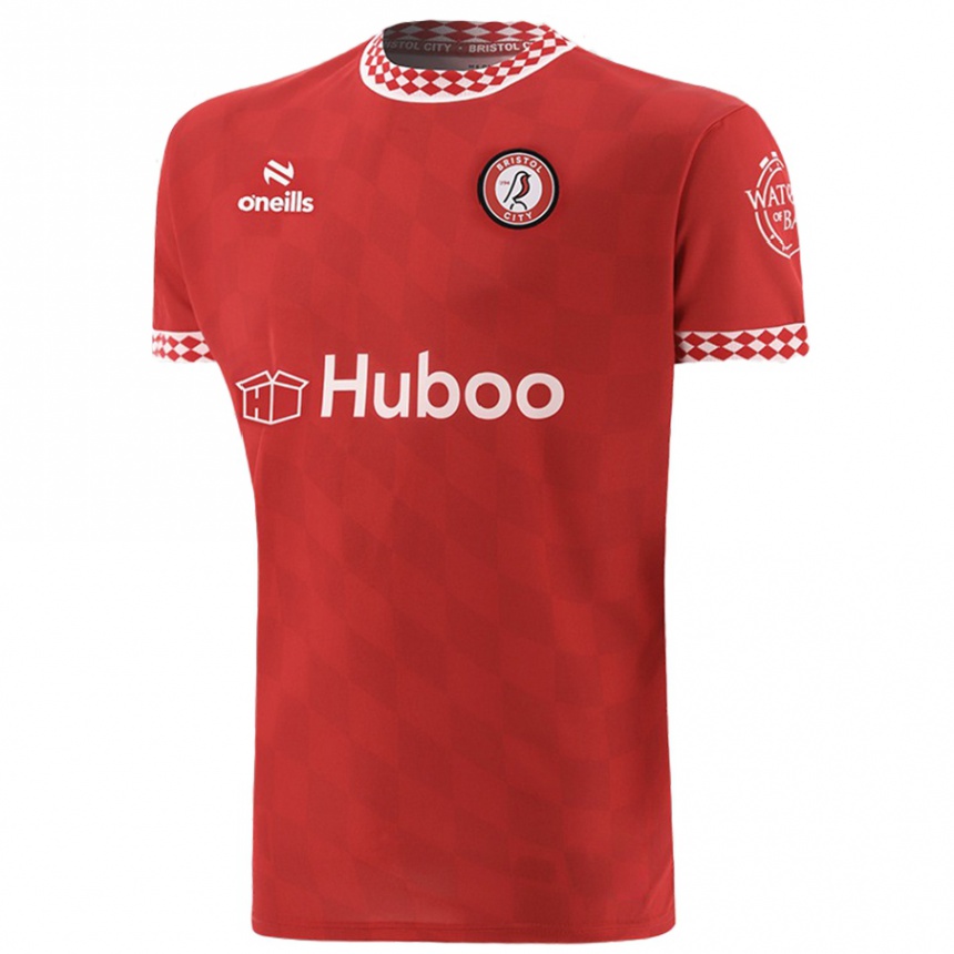 Enfant Football Maillot Votre Nom #0 Rouge Tenues Domicile 2024/25 Canada