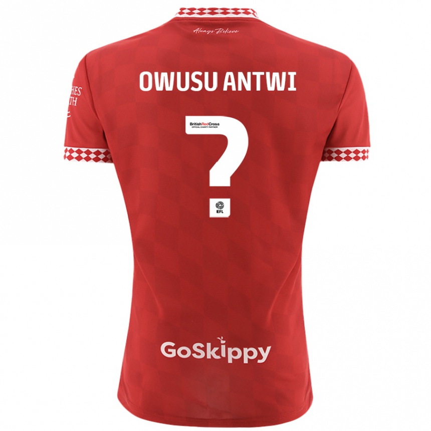 Enfant Football Maillot Filbert Owusu-Antwi #0 Rouge Tenues Domicile 2024/25 Canada