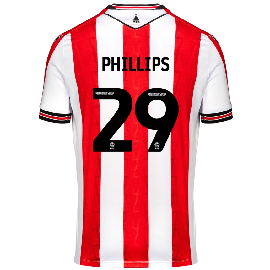 Kids Football D'margio Wright-Phillips #29 Red White Home Jersey 2024/25 T-Shirt Canada