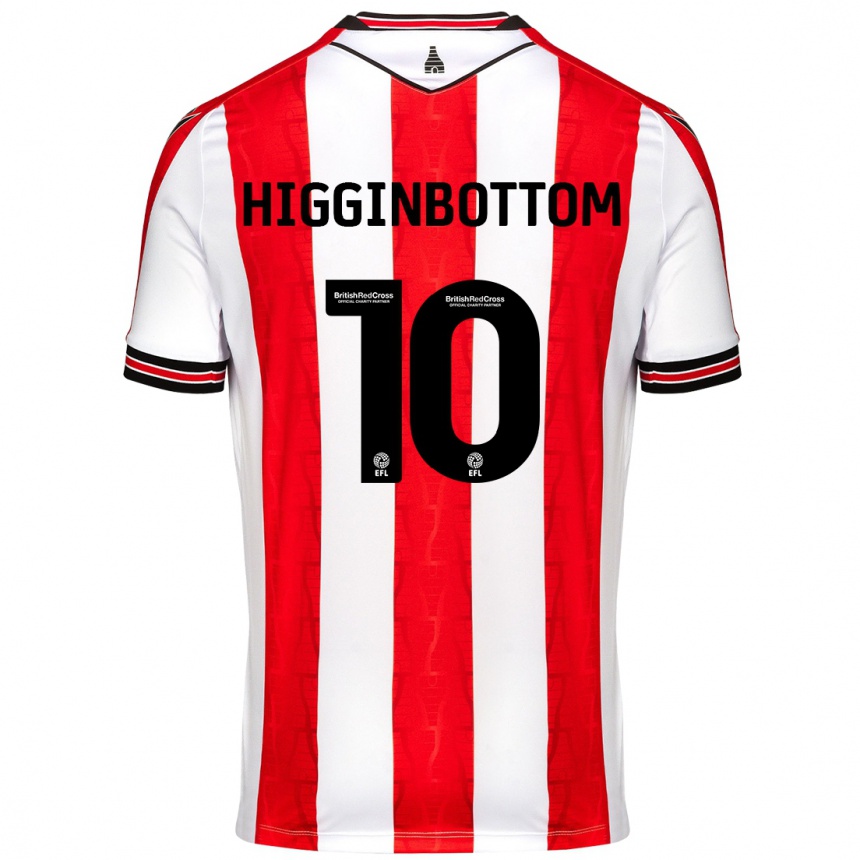 Enfant Football Maillot Alice Higginbottom #10 Rouge Blanc Tenues Domicile 2024/25 Canada