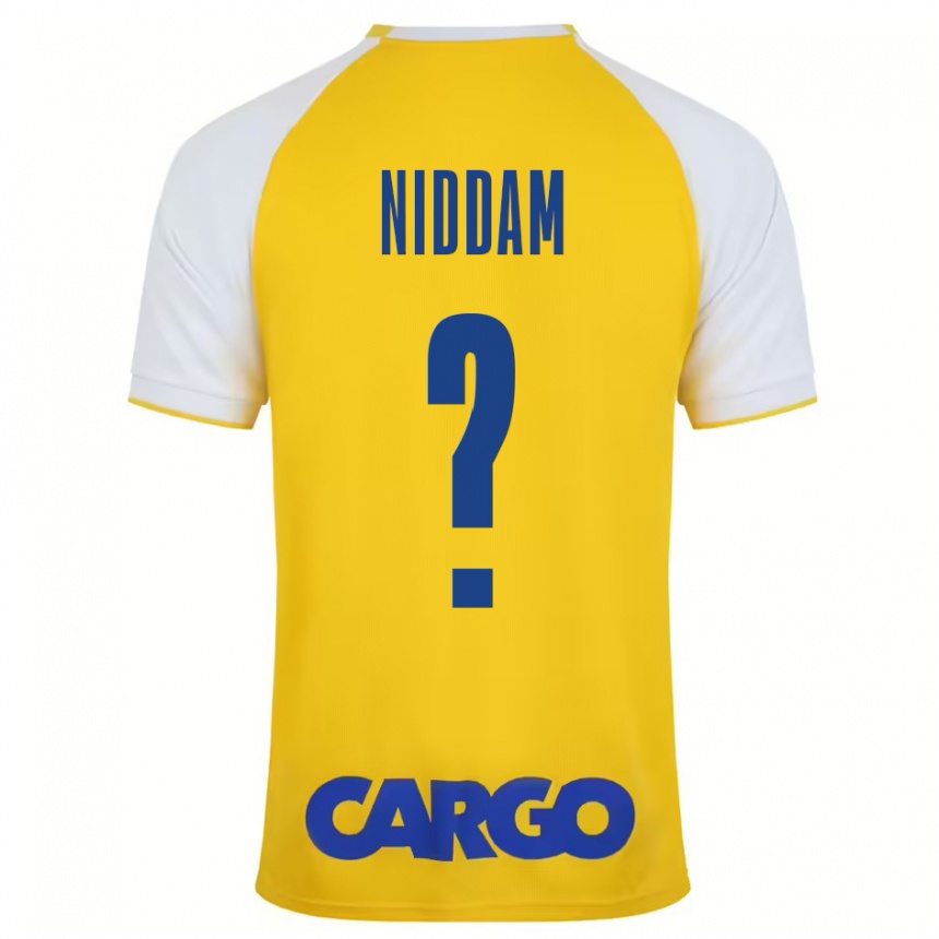 Enfant Football Maillot Nadav Niddam #0 Jaune Blanc Tenues Domicile 2024/25 Canada