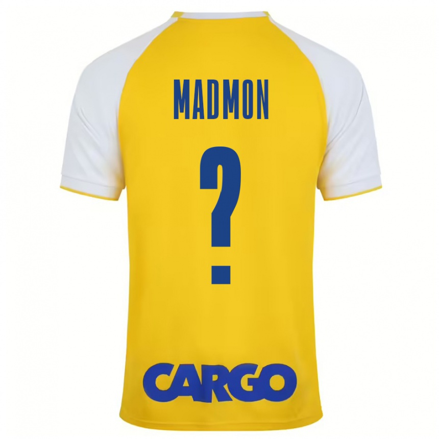 Kids Football Elad Madmon #0 Yellow White Home Jersey 2024/25 T-Shirt Canada