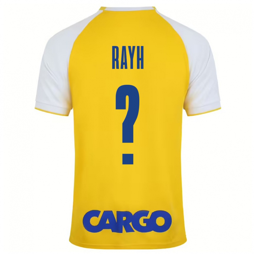 Enfant Football Maillot Guy Rayh #0 Jaune Blanc Tenues Domicile 2024/25 Canada