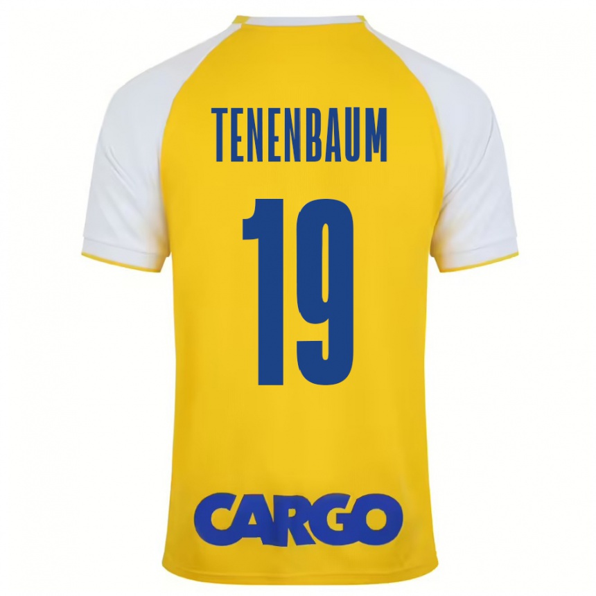 Enfant Football Maillot Daniel Tenenbaum #19 Jaune Blanc Tenues Domicile 2024/25 Canada