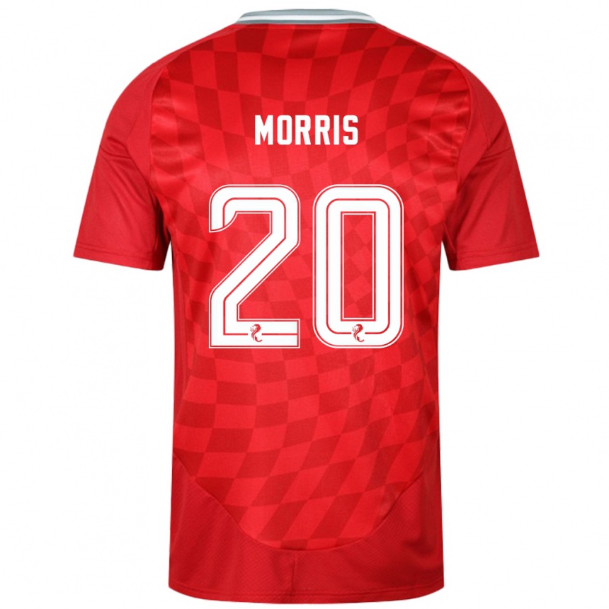 Enfant Football Maillot Shayden Morris #20 Rouge Tenues Domicile 2024/25 Canada