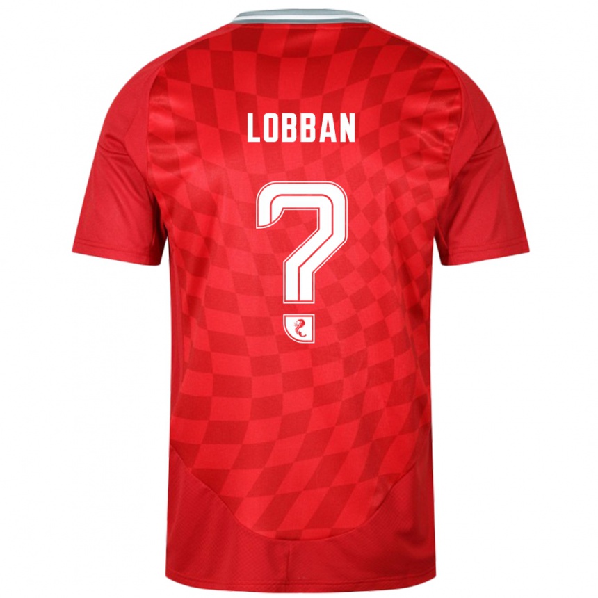 Enfant Football Maillot Dylan Lobban #0 Rouge Tenues Domicile 2024/25 Canada