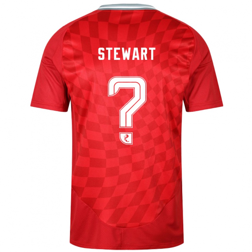 Enfant Football Maillot Alfie Stewart #0 Rouge Tenues Domicile 2024/25 Canada