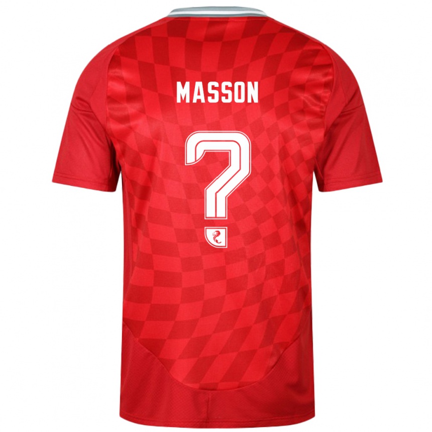 Enfant Football Maillot Cooper Masson #0 Rouge Tenues Domicile 2024/25 Canada