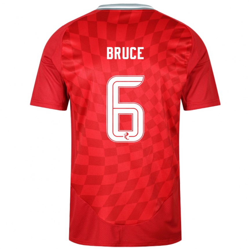 Enfant Football Maillot Natasha Bruce #6 Rouge Tenues Domicile 2024/25 Canada