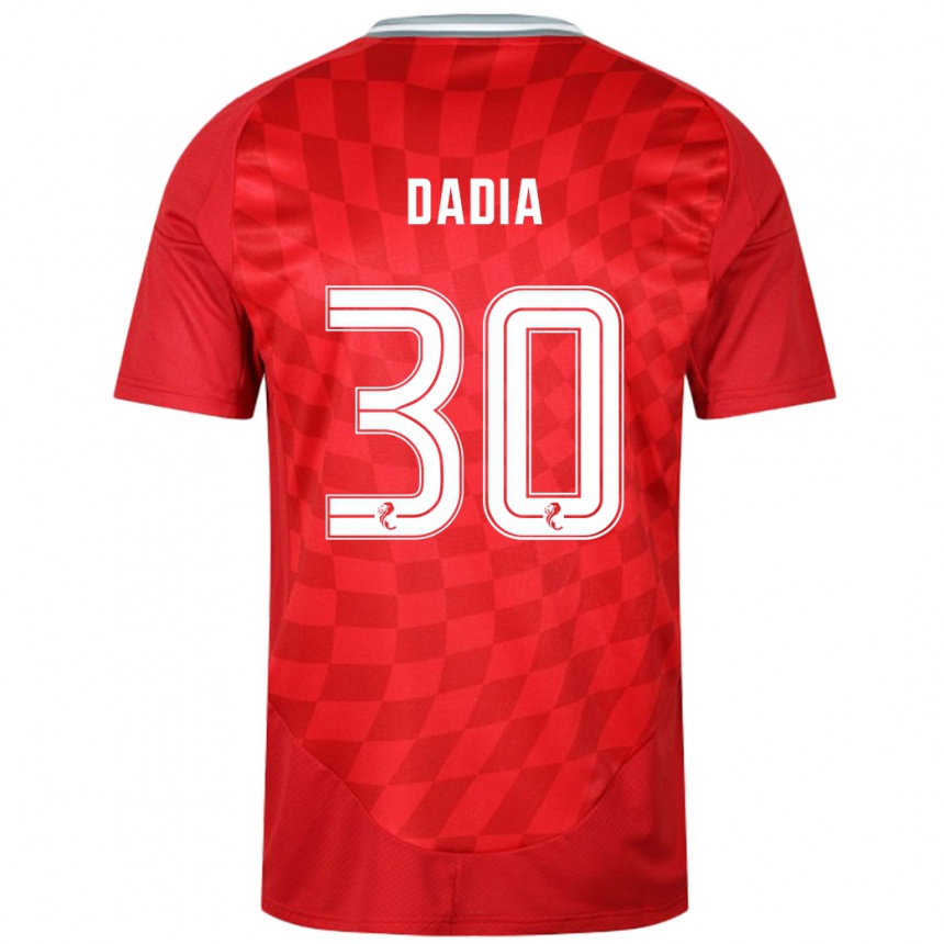 Enfant Football Maillot Or Dadia #30 Rouge Tenues Domicile 2024/25 Canada