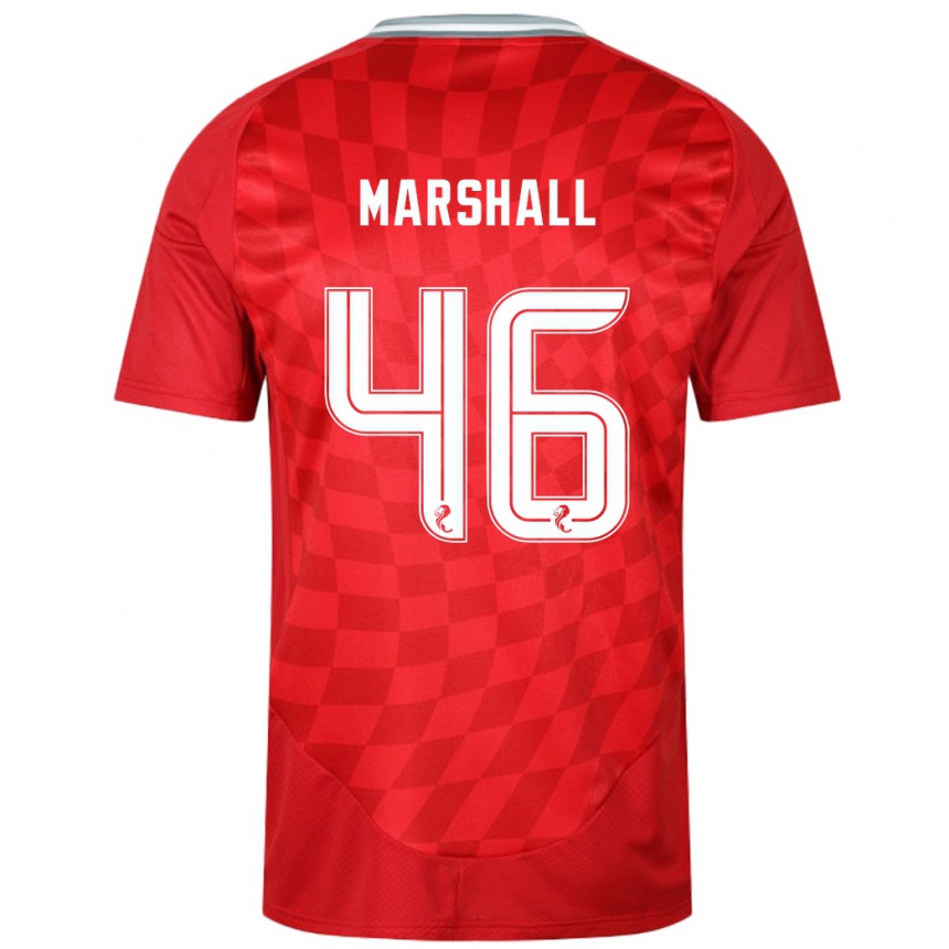 Enfant Football Maillot Findlay Marshall #46 Rouge Tenues Domicile 2024/25 Canada