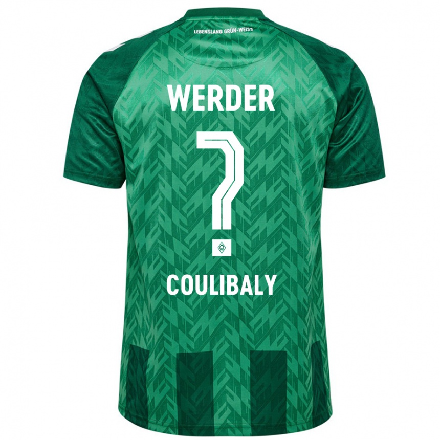 Kids Football Karim Coulibaly #0 Green Home Jersey 2024/25 T-Shirt Canada