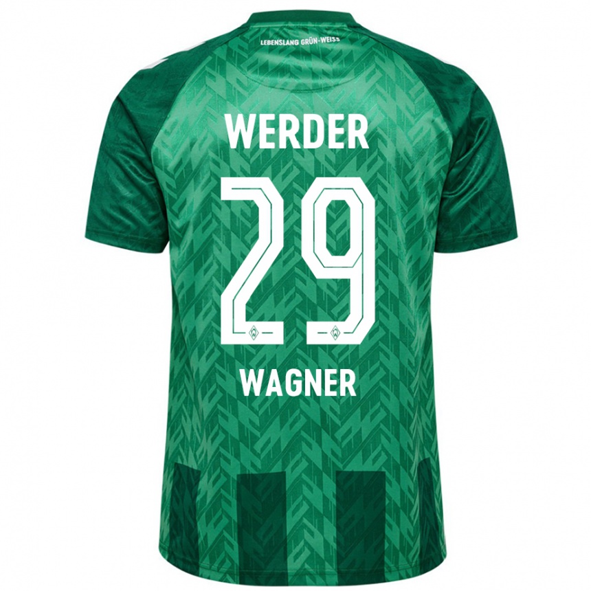 Enfant Football Maillot Paul Wagner #29 Vert Tenues Domicile 2024/25 Canada