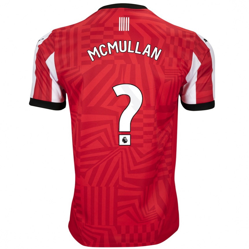 Enfant Football Maillot Korban Mcmullan #0 Rouge Blanc Tenues Domicile 2024/25 Canada