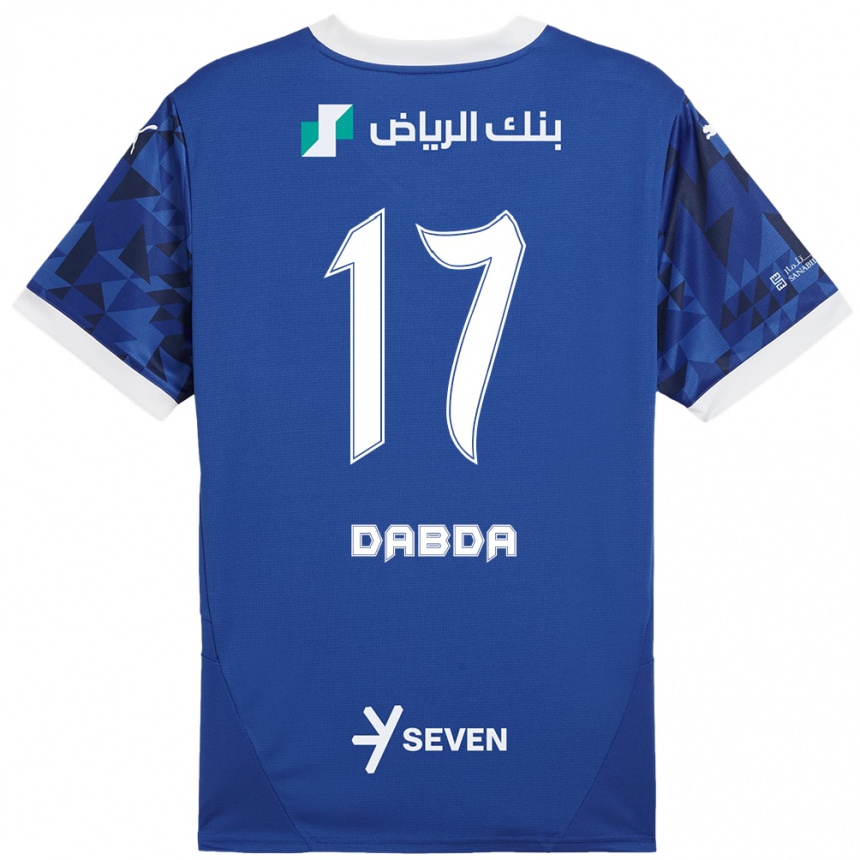 Kids Football Claudia Dabda #17 Dark Blue White Home Jersey 2024/25 T-Shirt Canada