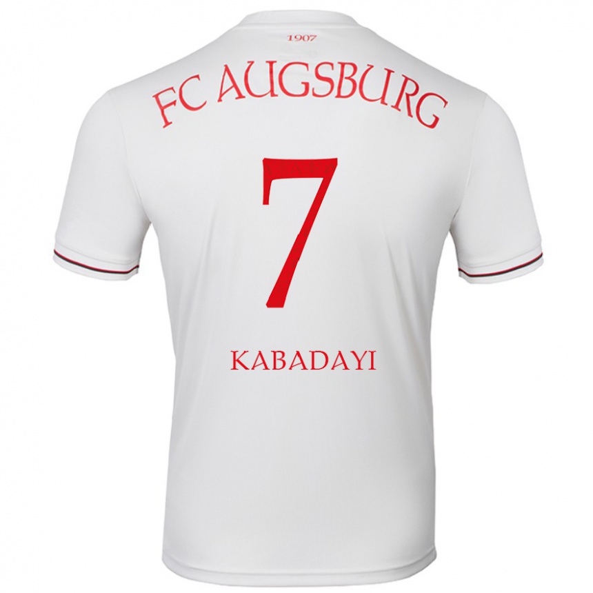 Kids Football Yusuf Kabadayi #7 White Home Jersey 2024/25 T-Shirt Canada