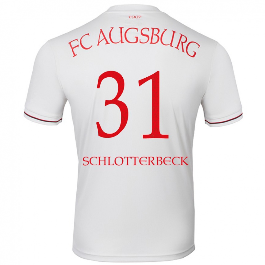 Kids Football Keven Schlotterbeck #31 White Home Jersey 2024/25 T-Shirt Canada