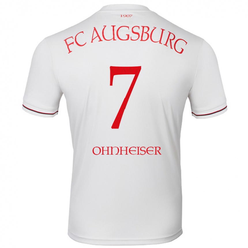 Kids Football Nico Ohnheiser #7 White Home Jersey 2024/25 T-Shirt Canada