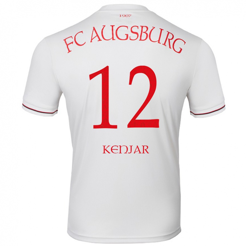 Kids Football Alen Kenjar #12 White Home Jersey 2024/25 T-Shirt Canada