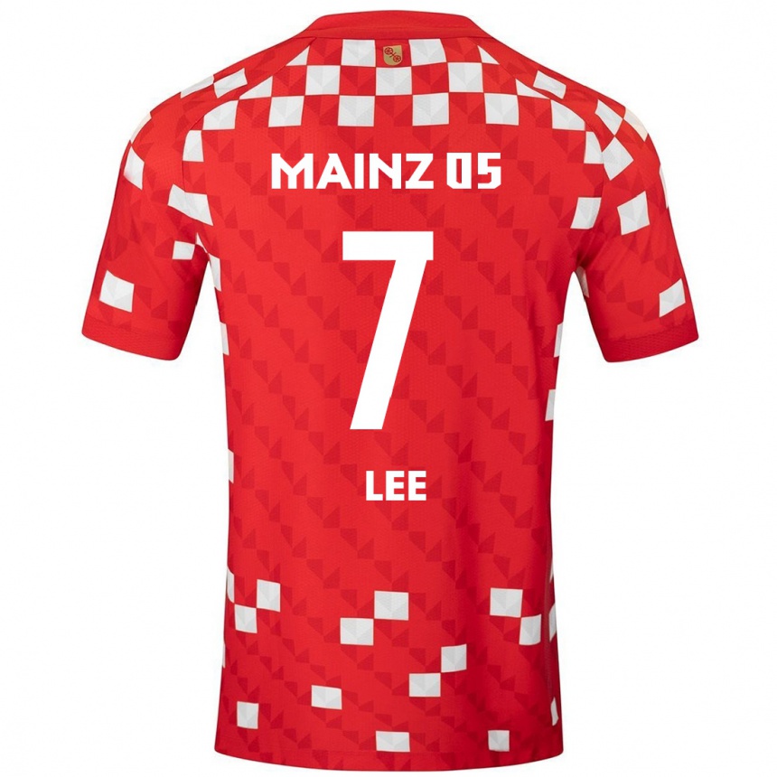 Enfant Football Maillot Jae-Sung Lee #7 Blanc Rouge Tenues Domicile 2024/25 Canada