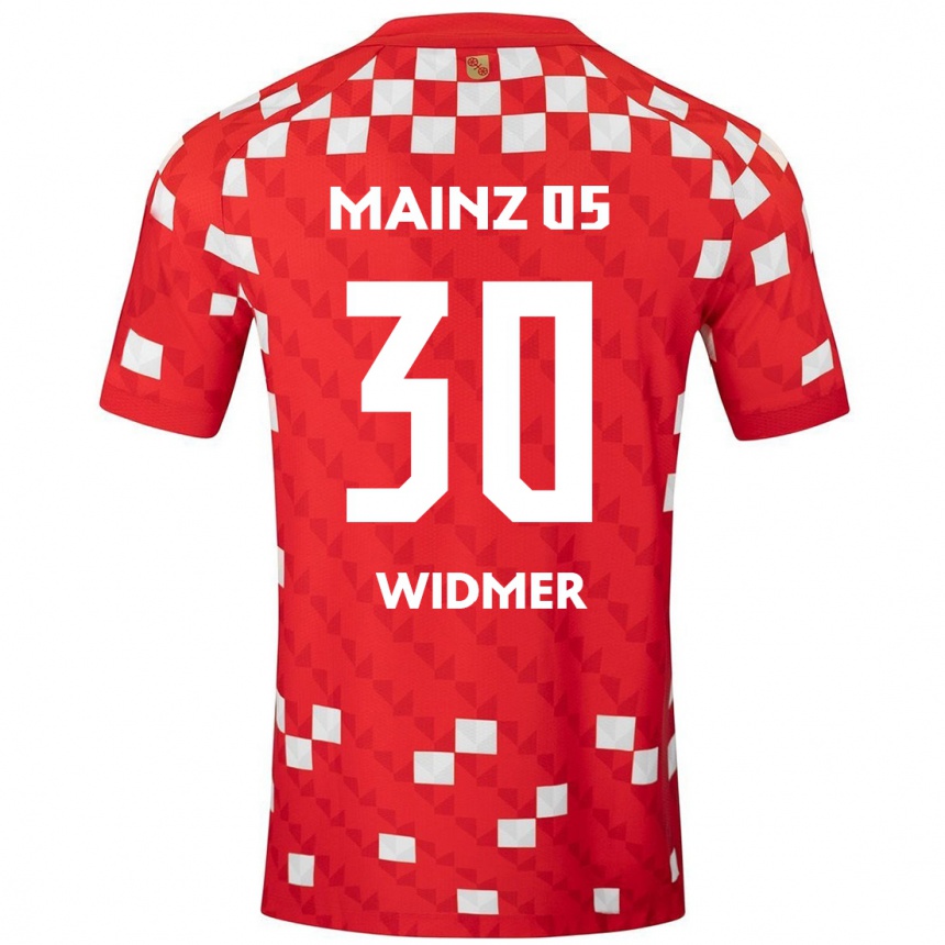 Enfant Football Maillot Silvan Widmer #30 Blanc Rouge Tenues Domicile 2024/25 Canada