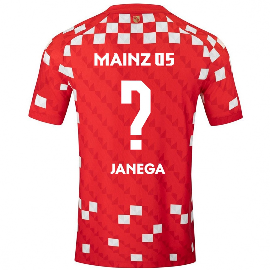 Enfant Football Maillot Jan Janega #0 Blanc Rouge Tenues Domicile 2024/25 Canada