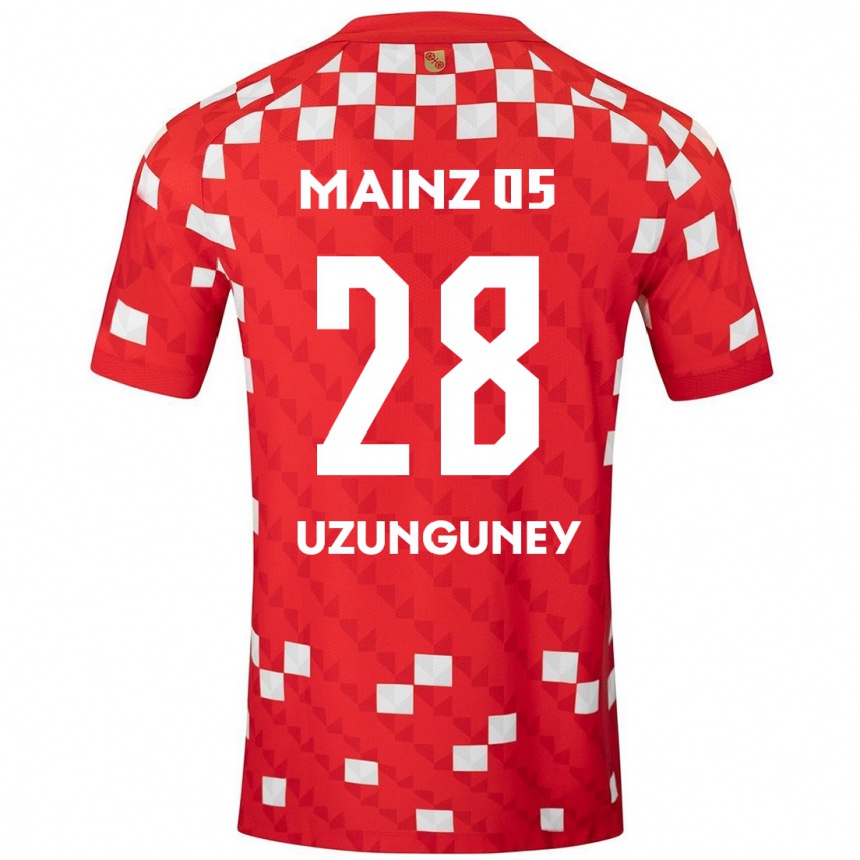 Enfant Football Maillot Ebru Uzungüney #28 Blanc Rouge Tenues Domicile 2024/25 Canada