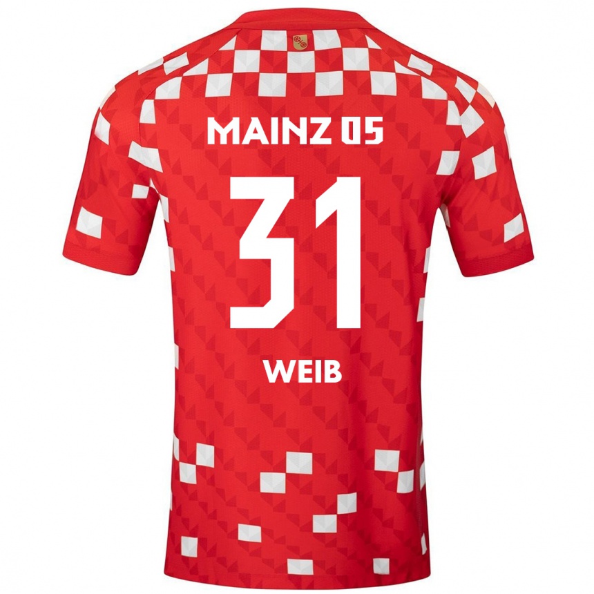 Enfant Football Maillot Finja Weiß #31 Blanc Rouge Tenues Domicile 2024/25 Canada