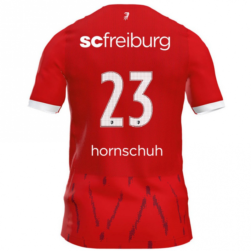 Kids Football Marc Hornschuh #23 Red Home Jersey 2024/25 T-Shirt Canada