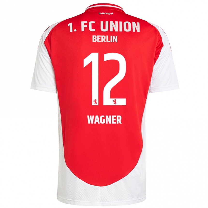 Enfant Football Maillot Melanie Wagner #12 Rouge Blanc Tenues Domicile 2024/25 Canada