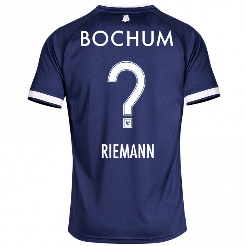 Kids Football Manuel Riemann #0 Dark Blue Home Jersey 2024/25 T-Shirt Canada